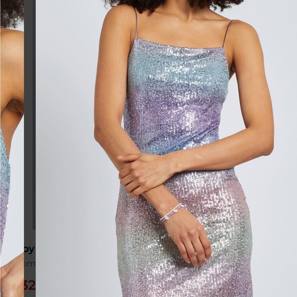 Iridescent Sequin Mini Dress